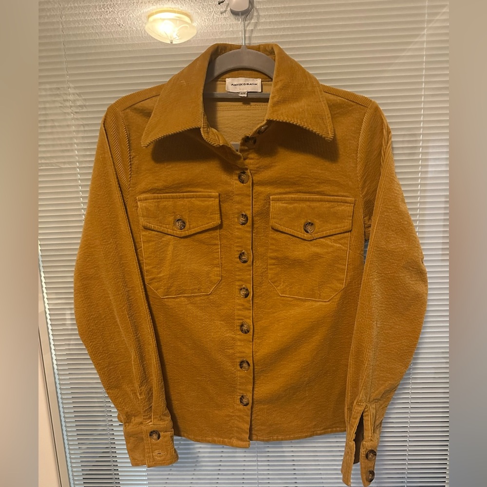 Antik batik maggy corduroy jacket shirt org $298